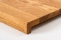 Preview: Windowsill Oak Select Natur A/B 26 mm, full lamella, natural oiled, with overhang